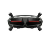 The HeadphoneHeat WalkSnail Avatar Pro Night Vision Edition HD is a black VR headset with an angular design, red front lines, four antennas, and FPV goggles supporting 1080P 120fps, displayed against a white background.