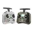 Two HeadphoneHeat RadioMaster Pocket ELRS 2.4G FPV Controllers are shown: one in transparent white, one in smoky black. 